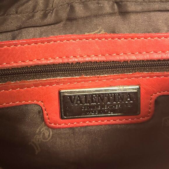 Valentina Made in Italy Crossbody Bag Pink Leather Studded Handbag Small Purse - Picture 7 of 11